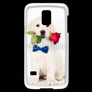 Coque Samsung Galaxy S5 Mini Chiot gentleman