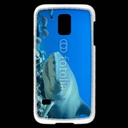 Coque Samsung Galaxy S5 Mini Requin citron