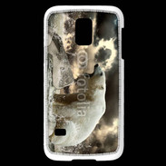 Coque Samsung Galaxy S5 Mini Ours blanc en colère