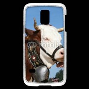 Coque Samsung Galaxy S5 Mini Vache de race Abondance Savoie