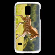 Coque Samsung Galaxy S5 Mini Poulain dans un champs