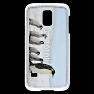 Coque Samsung Galaxy S5 Mini Famille de Pingouin Empereur