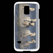 Coque Samsung Galaxy S5 Mini Chevaux de Camargue 1