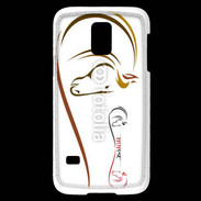 Coque Samsung Galaxy S5 Mini Illustration cheval 5