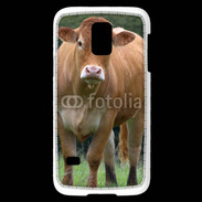 Coque Samsung Galaxy S5 Mini Vache de race limousine