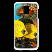 Coque Samsung Galaxy S5 Mini Poissons exotiques jaune 5