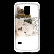 Coque Samsung Galaxy S5 Mini Chiot princesse