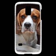 Coque Samsung Galaxy S5 Mini Portrait de Beagle 5