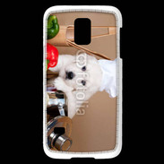 Coque Samsung Galaxy S5 Mini Chiot chef cuisinier
