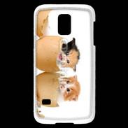 Coque Samsung Galaxy S5 Mini Chaton dans des coquilles d'oeuf