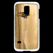 Coque Samsung Galaxy S5 Mini Ballade à cheval sur la plage