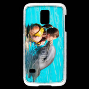 Coque Samsung Galaxy S5 Mini Bisou de dauphin