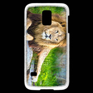 Coque Samsung Galaxy S5 Mini Lion Roi des animaux