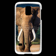 Coque Samsung Galaxy S5 Mini Éléphant de face