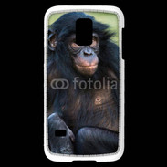 Coque Samsung Galaxy S5 Mini Portrait d'un Bonobo