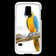 Coque Samsung Galaxy S5 Mini Perroquet Macaw Bleu et jaune