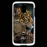 Coque Samsung Galaxy S5 Mini Portrait d'un jaguar