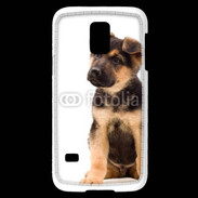 Coque Samsung Galaxy S5 Mini Portrait chiot Berger allemand