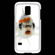 Coque Samsung Galaxy S5 Mini Poisson Silver Koi de face
