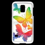 Coque Samsung Galaxy S5 Mini Illustration de papillons en couleur