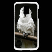 Coque Samsung Galaxy S5 Mini Parrot blanc 10