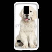 Coque Samsung Galaxy S5 Mini Chiot Golden retriever 100