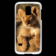 Coque Samsung Galaxy S5 Mini Portrait de lionceau 100