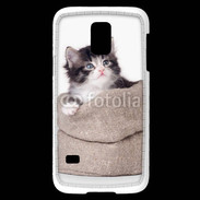 Coque Samsung Galaxy S5 Mini Chaton dans un sac
