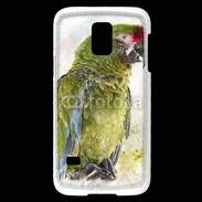 Coque Samsung Galaxy S5 Mini Perroquet en aquarelle