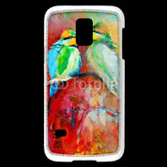Coque Samsung Galaxy S5 Mini Oiseaux en peinture