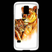 Coque Samsung Galaxy S5 Mini Illustration de félins