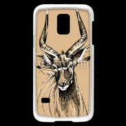 Coque Samsung Galaxy S5 Mini Antilope mâle en dessin