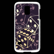 Coque Samsung Galaxy S5 Mini Illustration de dés noirs