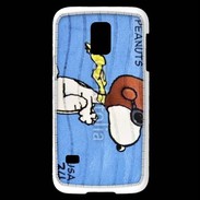 Coque Samsung Galaxy S5 Mini Snoopy timbre poste