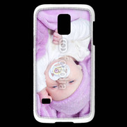 Coque Samsung Galaxy S5 Mini Amour de bébé en violet