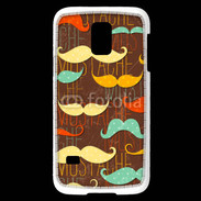 Coque Samsung Galaxy S5 Mini Fond en moustache
