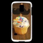 Coque Samsung Galaxy S5 Mini Cupcake moustache