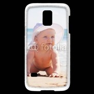 Coque Samsung Galaxy S5 Mini Bébé à la plage