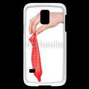 Coque Samsung Galaxy S5 Mini préservatif rouge