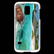 Coque Samsung Galaxy S5 Mini Belle plage avec tortue