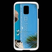 Coque Samsung Galaxy S5 Mini Plage des Seychelles