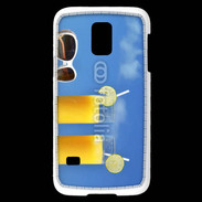 Coque Samsung Galaxy S5 Mini Jus d'orange sur la plage