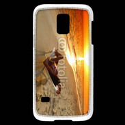 Coque Samsung Galaxy S5 Mini Couché de soleil agréable sur la plage