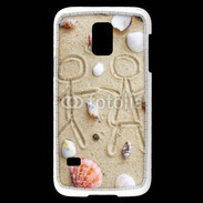 Coque Samsung Galaxy S5 Mini Toi et moi sur la plage