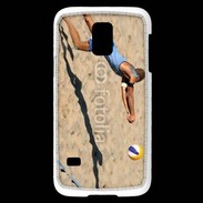 Coque Samsung Galaxy S5 Mini Volley ball sur plage