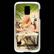 Coque Samsung Galaxy S5 Mini Femme sexy à la plage 25