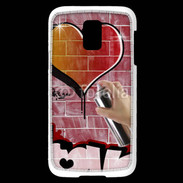 Coque Samsung Galaxy S5 Mini Love graffiti