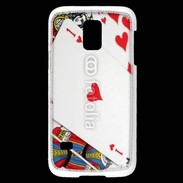 Coque Samsung Galaxy S5 Mini As de coeur