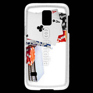 Coque Samsung Galaxy S5 Mini Paire d'as au poker 5