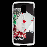 Coque Samsung Galaxy S5 Mini Paire d'as au poker 6